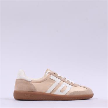 Back 70 Ghost Gumsole Retro Trainer - Beige Combi